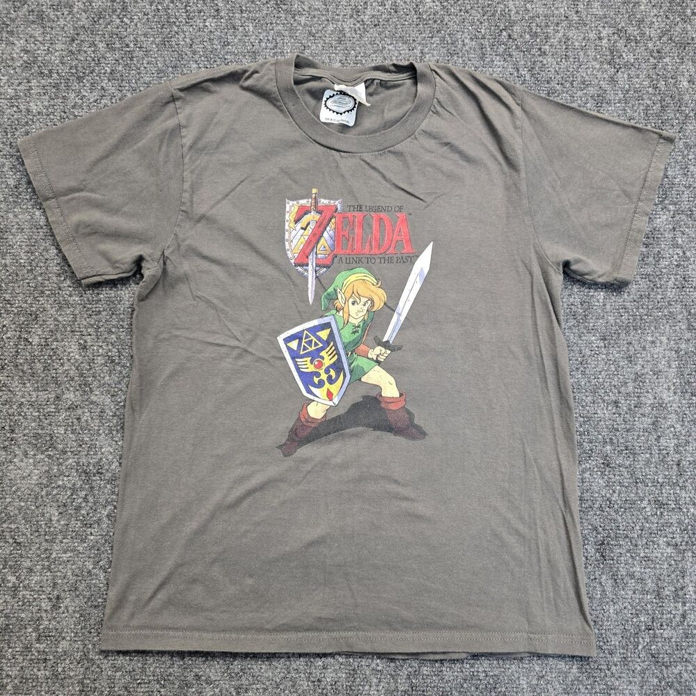 Vintage Legend of Zelda Y2K A Link To The Past Nintendo T-Shirt Youth Sz M Tee